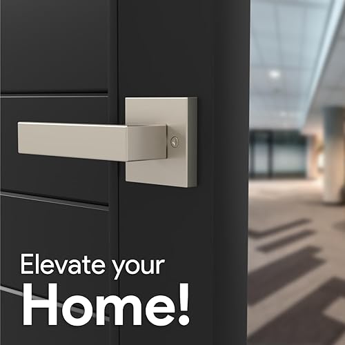 Miniatura 3 de Mega Handles Dummy Door Knob - Non-Turning Door Handle for French Doors & Hallways, Interior Door Handle - Modern Dummy Door Handles for Closet