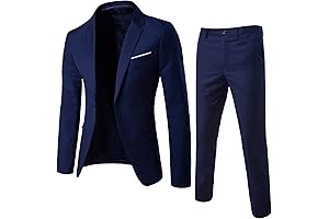 Men's Slim Fit Suits - Suits TV Show Inspired 3 Piece for Business Wedding Party