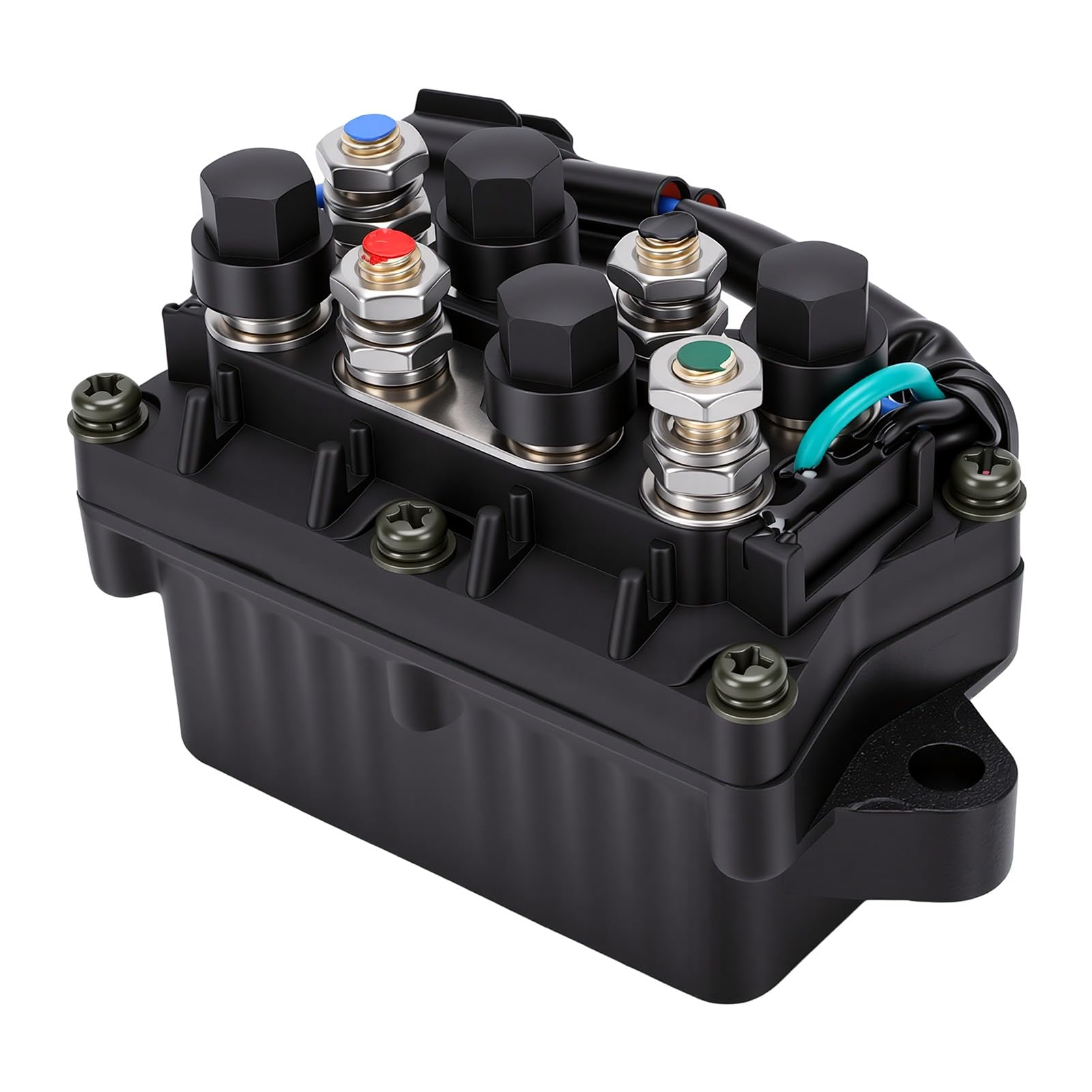 Luocute Conjunto de relé de Ajuste, Reemplazo de 3 Pines para Fuerabordas de 25 a 250 Caballos de Fuerza, 2 Tiempos, 4 Tiempos, con Cables Azul, Verde y Negro, Reemplaza a 61A-81950-01-00