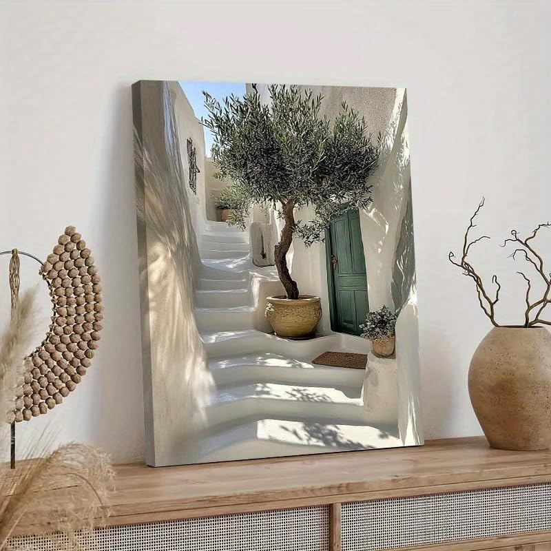 Peintures sur toile olivier 60 x 80 cm décoration murale sans cadre