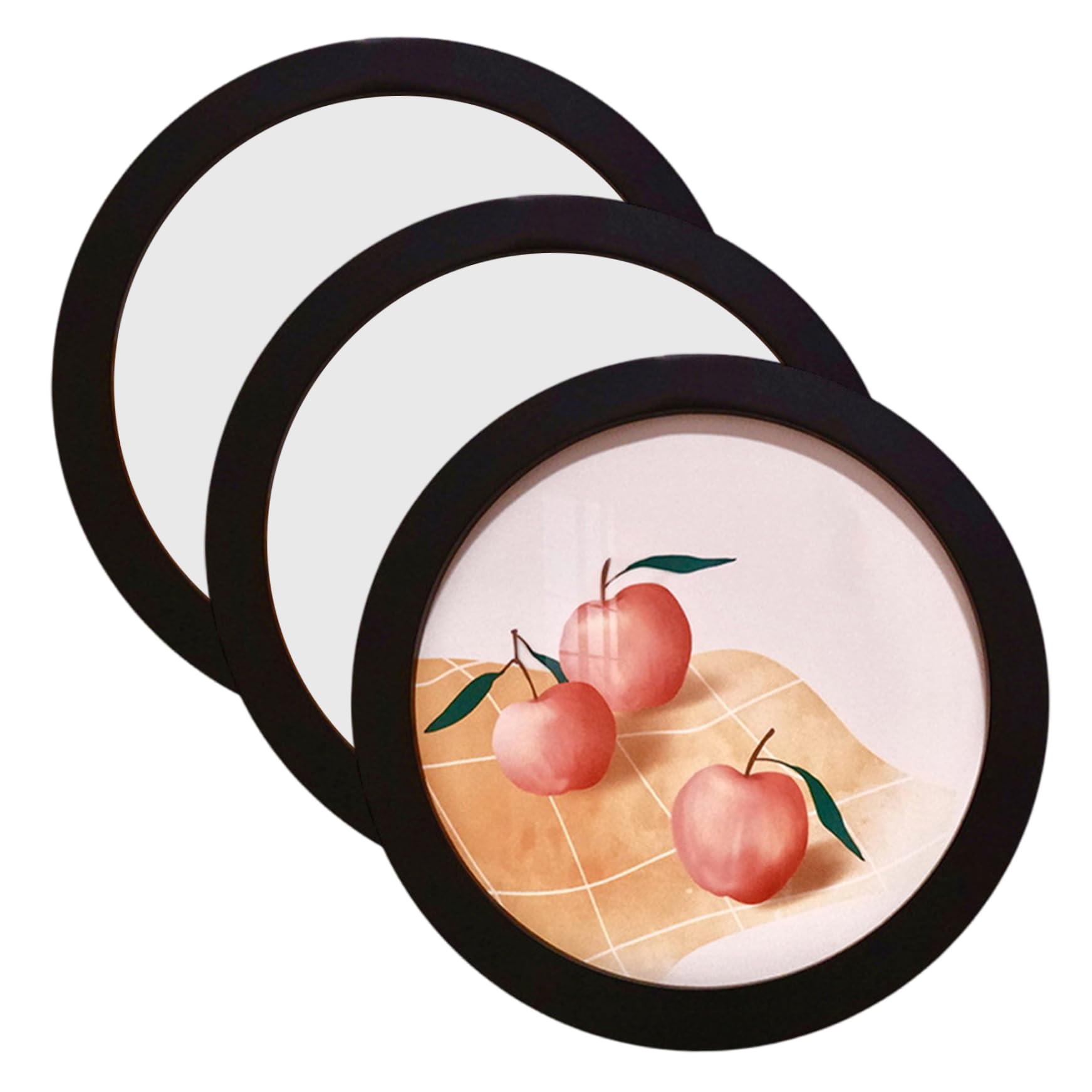 Cadre photo rond pour valoriser vos portraits sans cadre lourd