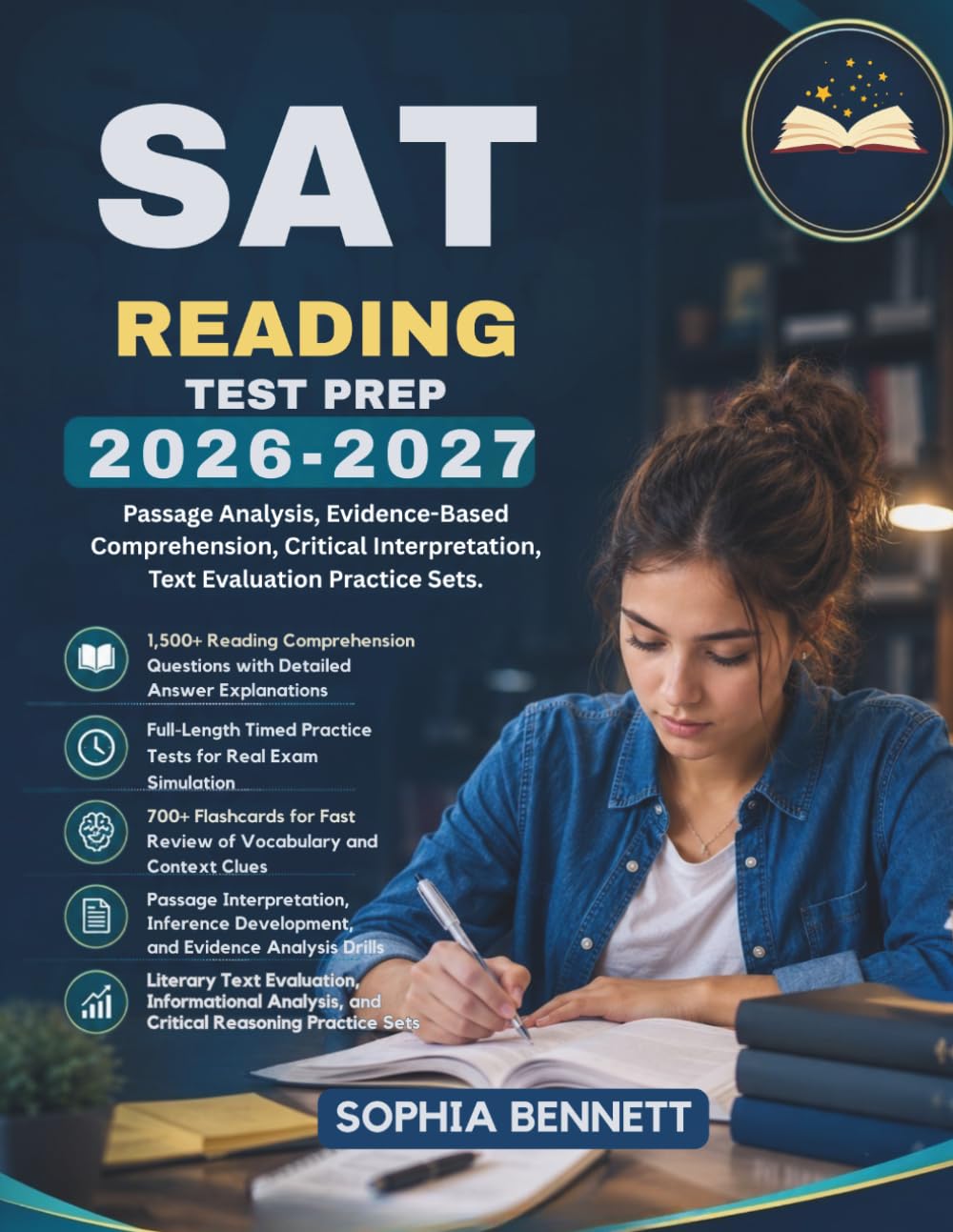 SAT READING TEST PREP 2026–2027: Passage Analysis Evidence-Based Comprehension Critical Interpretation Text Evaluation Practice Sets