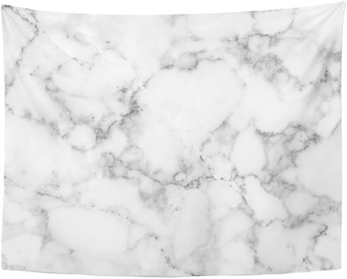 TOMPOP Tapiz gris negro blanco con patrón de mármol natural para pared, lujoso de alta resolución, abstracto, envejecido, decoración del hogar, para