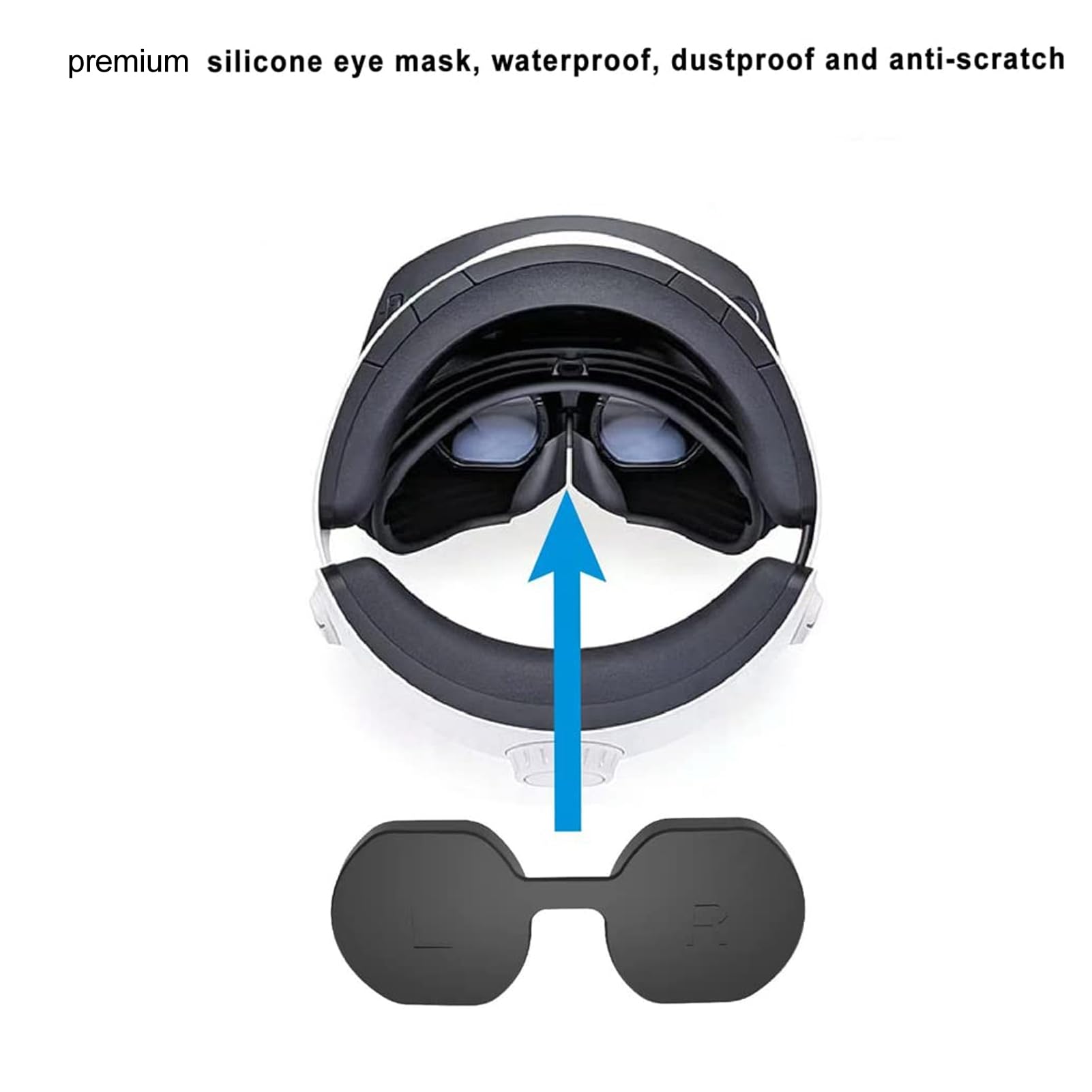 Estuche rígido de Transporte para PS VR2, Estuche de Viaje Impermeable con Correa de Hombro Ajustable, Bolsa de Almacenamiento portátil de Doble Capa para el Mando y los Accesorios