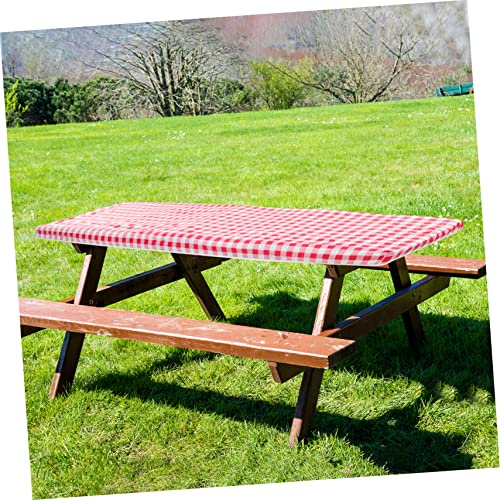 Nappe imperméable rectangulaire pliable et portable pour table de jardin - 6