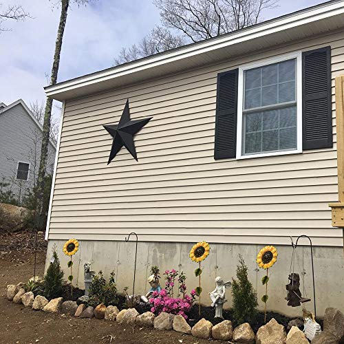 Why Decor Metal Sunflower Garden Stake Large Flower Patio Lawn Yard Stake Decor Outdoor Decor Sunflower Lawn Decoration 48 Inch #TOP5