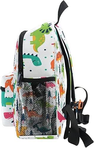 Miniatura 4 de AUUXVA Mochila infantil personalizada para niñas y niños, mochilas casuales para niños, personalizadas con nombre del niño, dino estilo escandinavo,