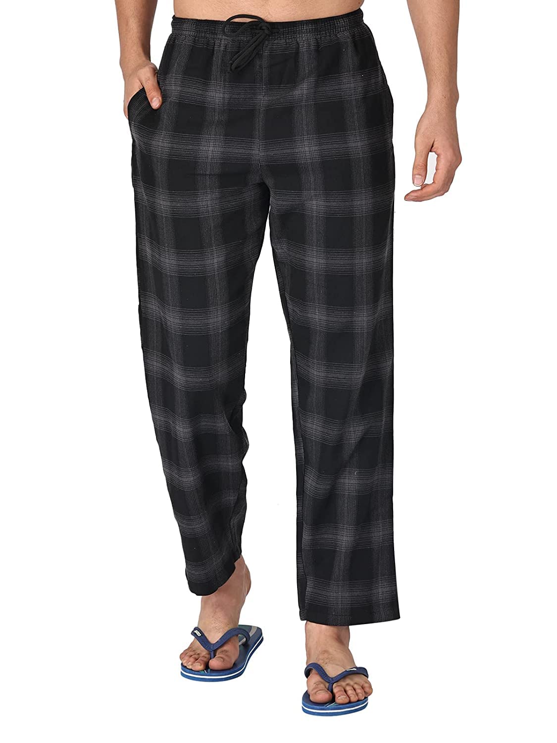 champa Men's Multicolor Checkered Comfort Night Western Global Desi Wear Pyjama Pant-picture-55