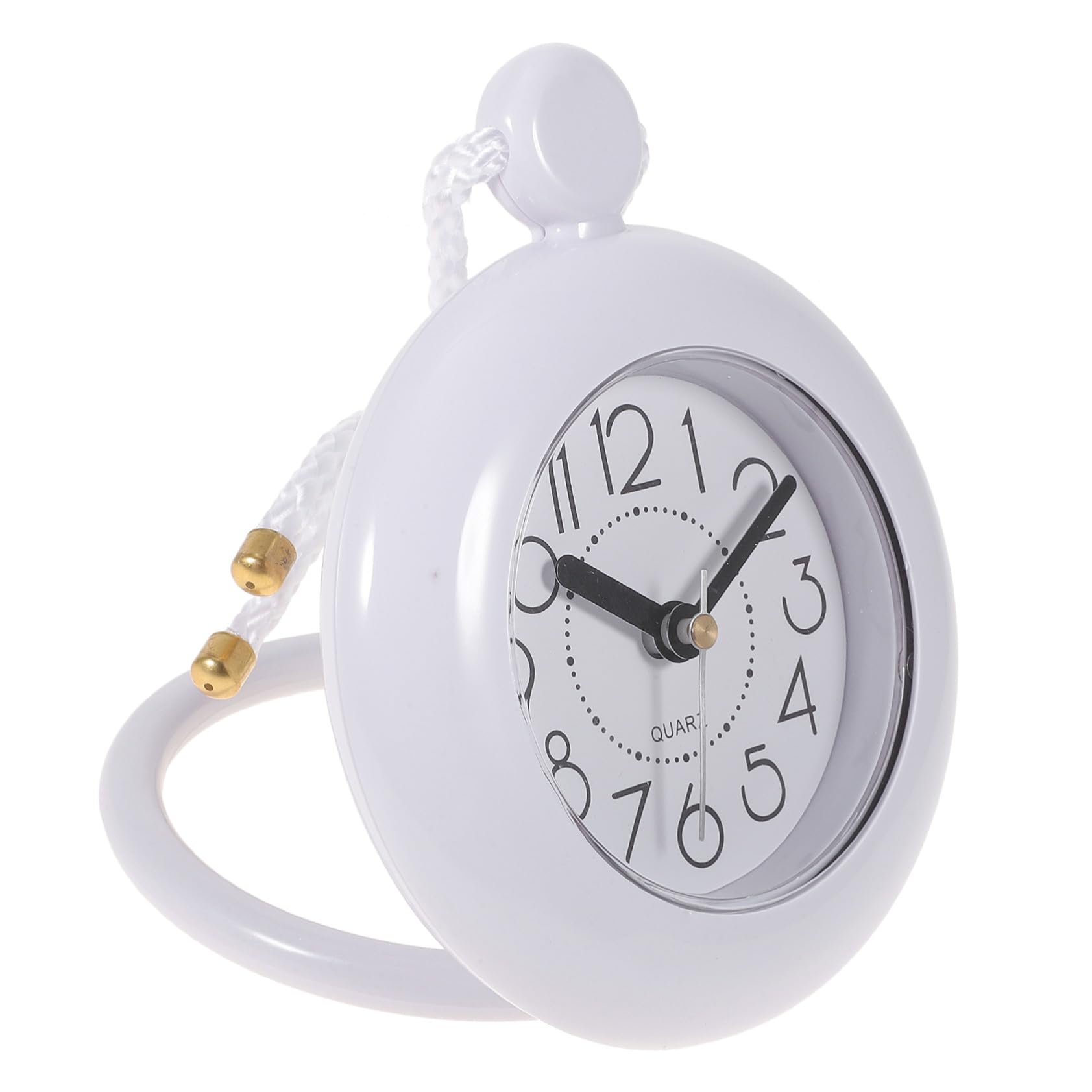 Garneck Orologio da parete per bagno impermeabile con design sospeso leggero, ideale per la decorazione di doccia sauna e piscina a batteria