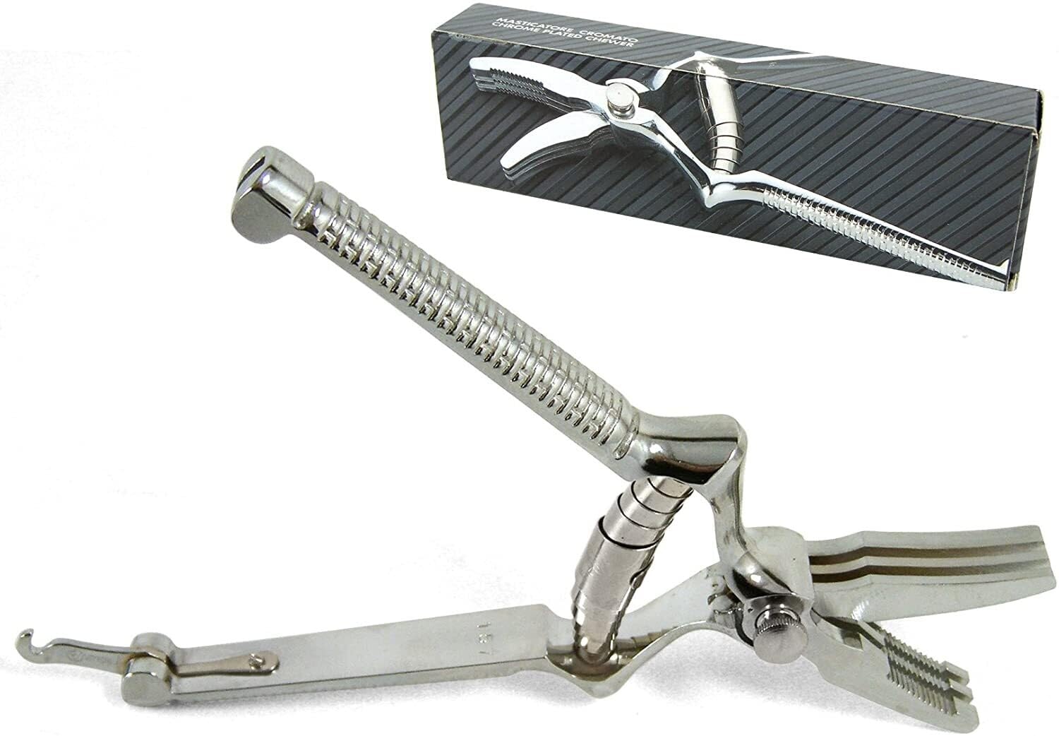 Masticatore curvo, cromato cm 18