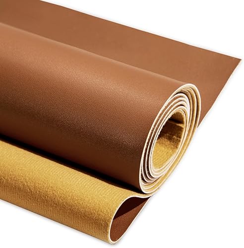 The Yard - Tela de cuero sintético de poliuretano para tapicería manualidades costura sofá bolso decoraciones de lazos para el cabello