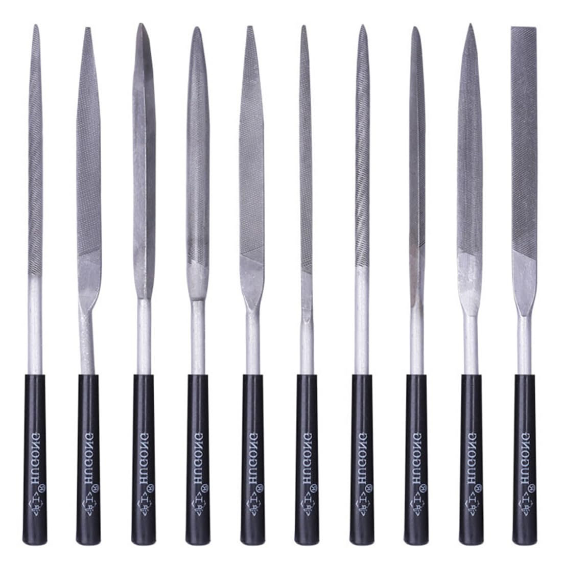 Juego de 10 limas de aguja,mini juego de limas para madera metal plástico, juego de limas pequeñas que para metal, joyeros, madera, cuero y plástico