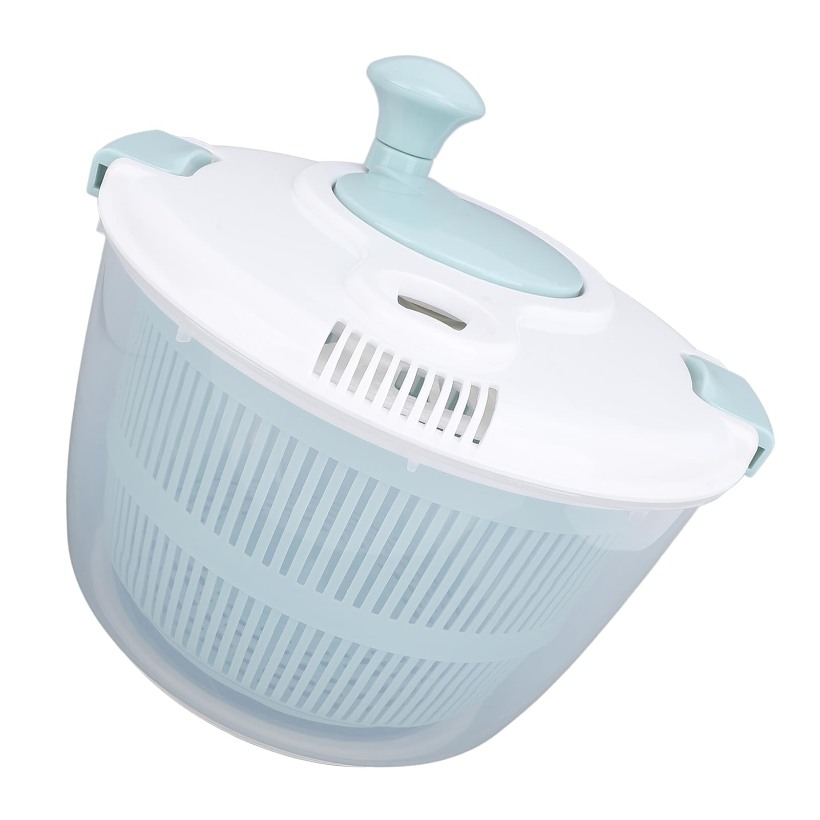 Insalata Centrifuga 5L, Asciuga Verdure Manuale con Ciotola Scolapasta