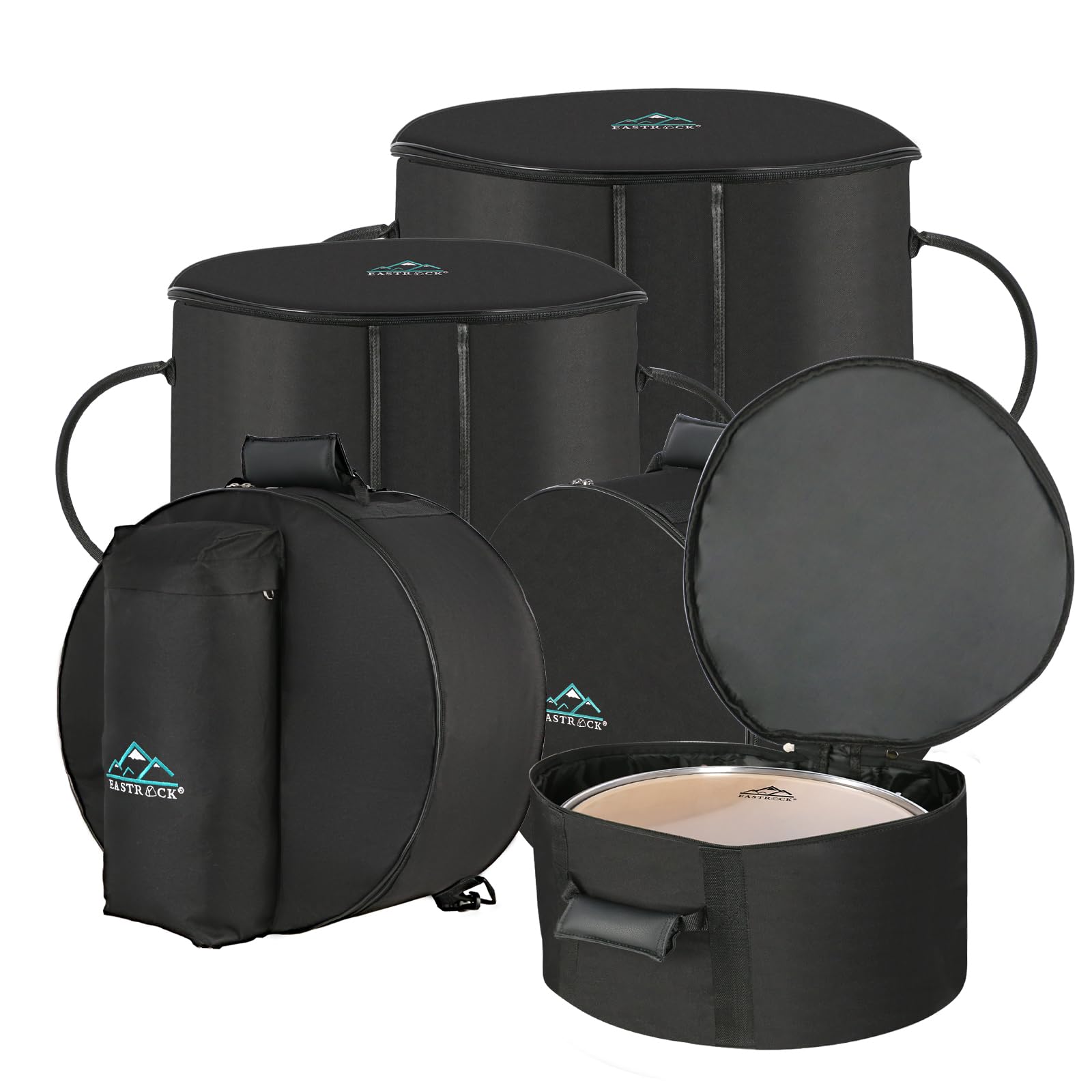 Amazon.com: EASTROCK 5-Piece Drum Bag Set for 14