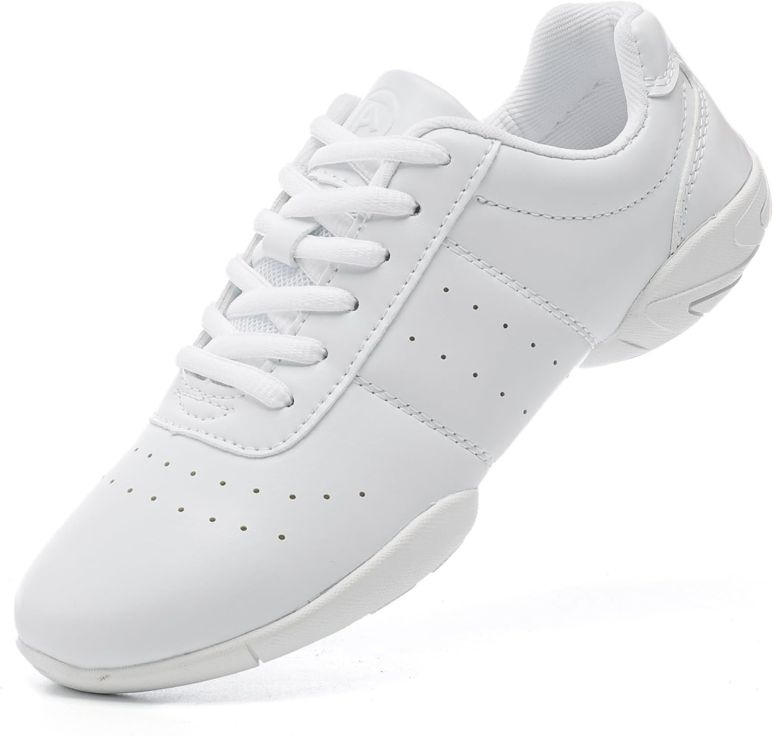 WUIWUIYU Boys Girls Women's Lace Up Aerobics Gymnastics School Cheerleading Dance Sport Shoes Training Sneakers