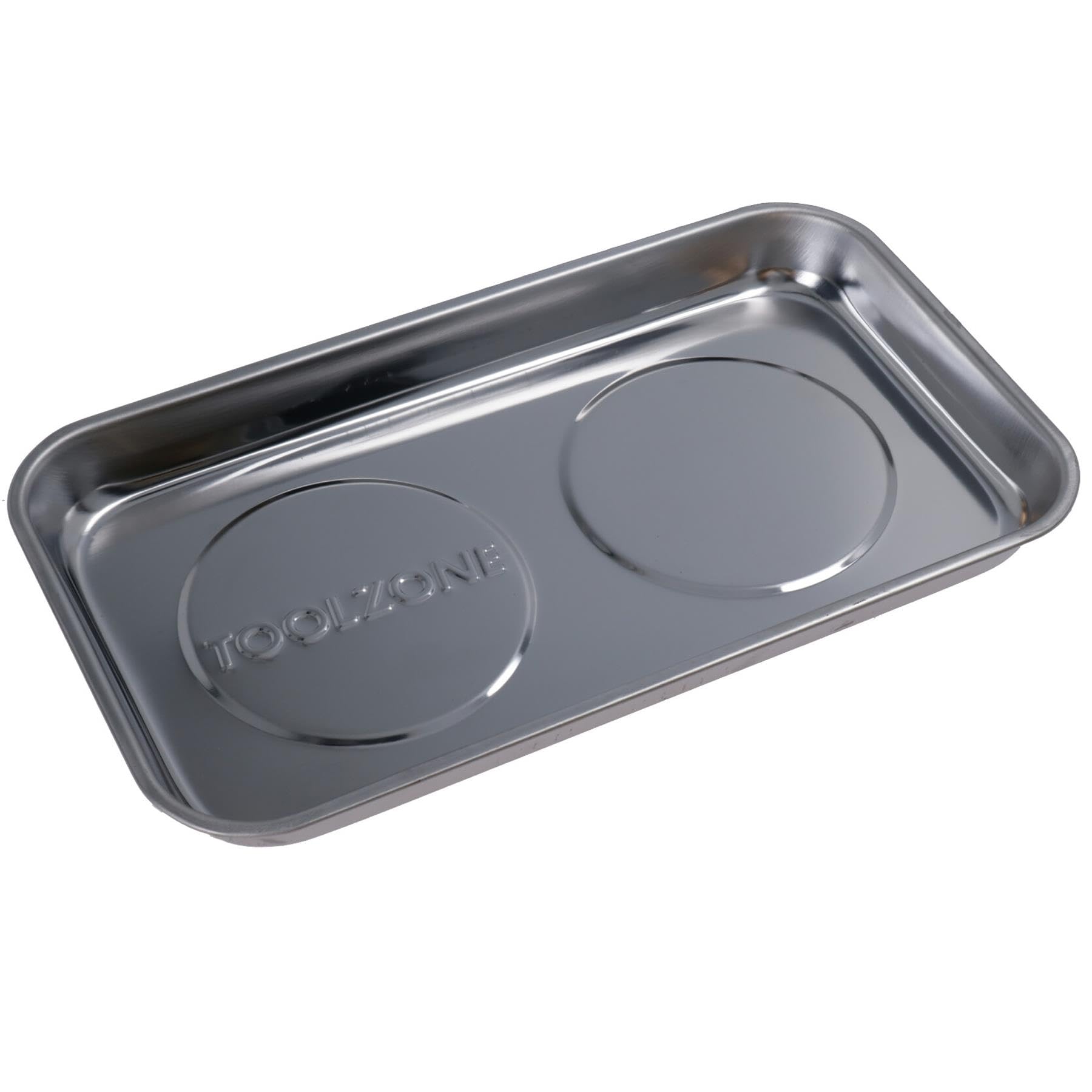 Ab Tools Magnetic Part Tray Extra Strong Twin Rectangle Mag Holder Dish Te036
