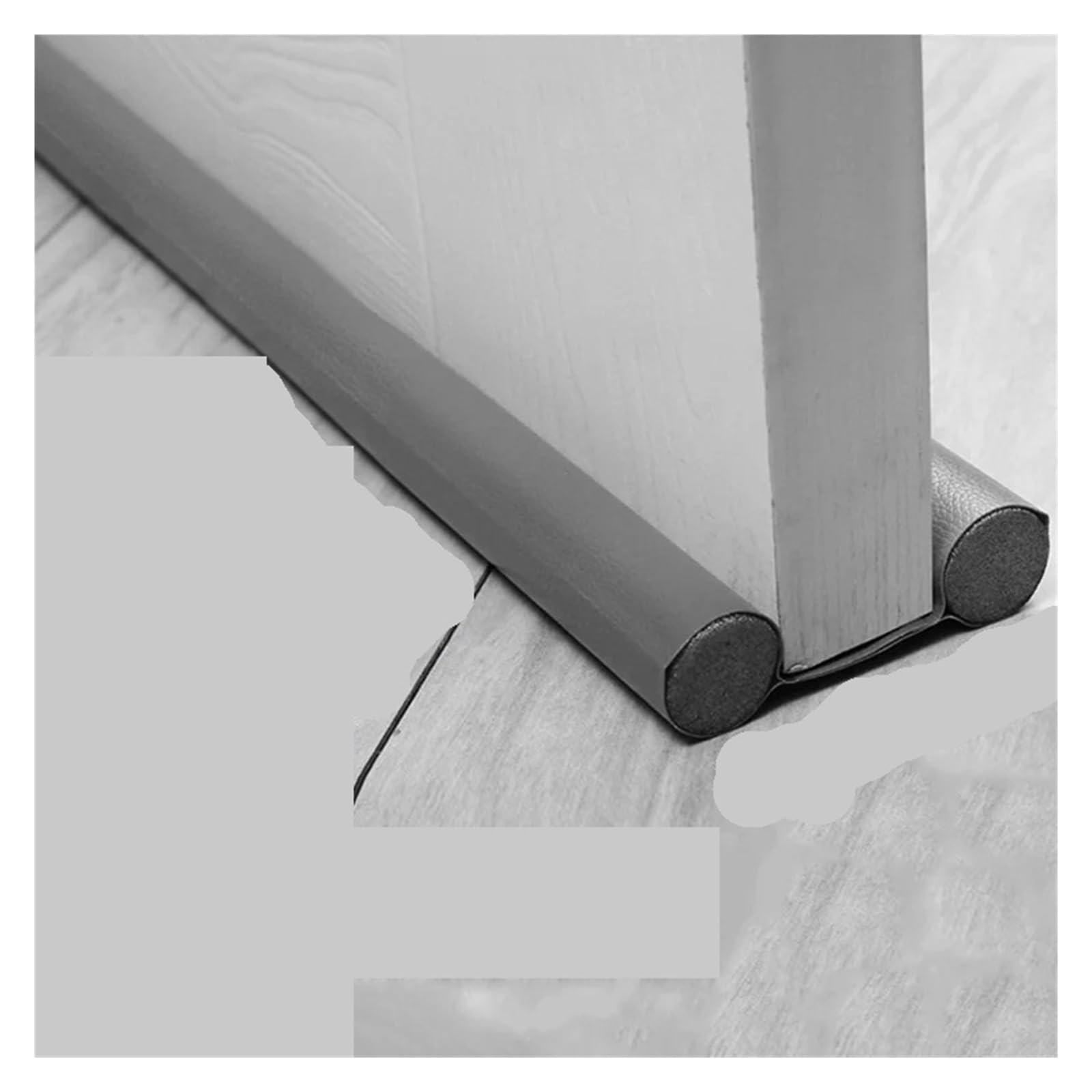 Xctdsvah Double Gray Door Stop Under Door Draft Bottom Sealing Strip Wind Noise Acustic Foam Stripping Seal Blocker Guard Holder(Double Gray)