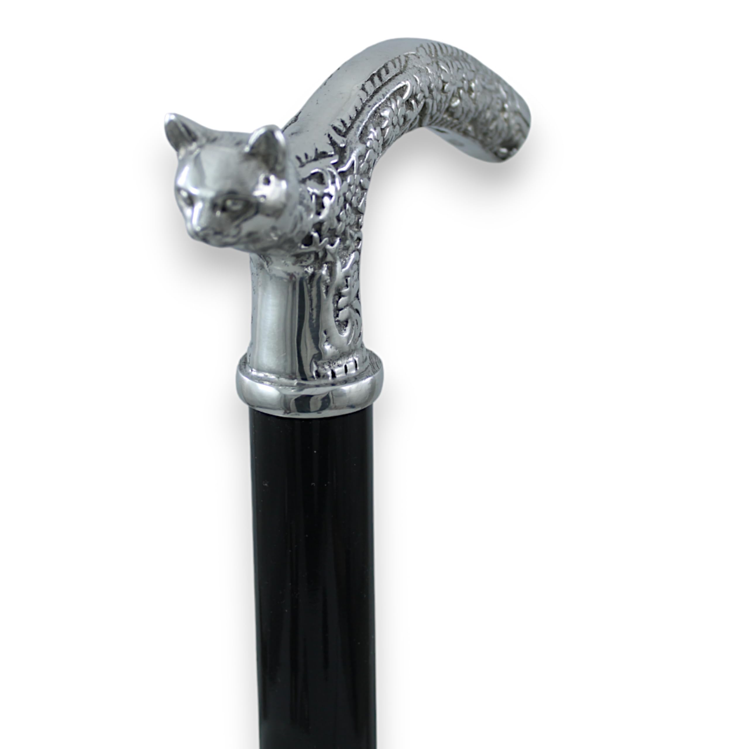Bastón de Paseo Artesanal Madera y Metal, Ceremonia Novio, Personalizado - Bastón para Anciano, Hombre Elegante.