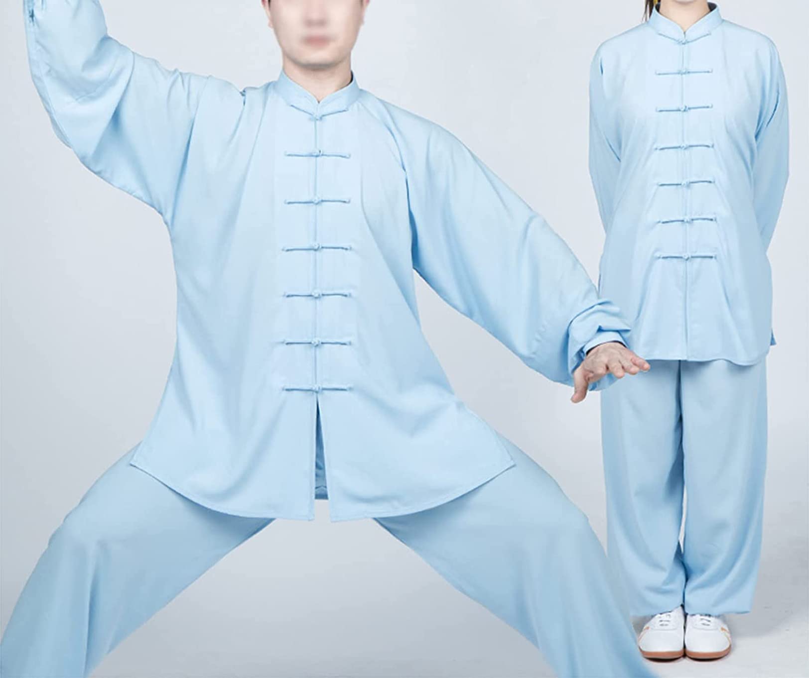 Tai Chi Uniforms Unisex Cinese Wing Chun Kung Fu Uniforme di Seta di Cotone e Lino Arti Marziali Abiti Tai Chi Abbigliamento Tradizionale Tai Chi per Il Tuo Esercizio di Tai Chi