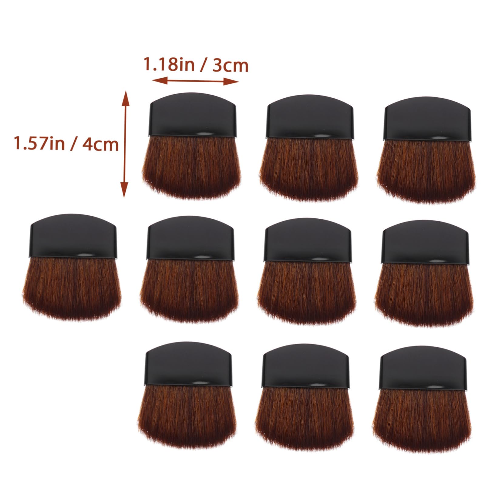 SHINEOFI 4 Juegos Mini Cepillo Rotuladores Acuarelables Rotulador Acuarelable Pinceles para Imágenes Pincel De Artista Multifunción Cepillo De Pintura del Hogar Madera Black 10 Uds * 4