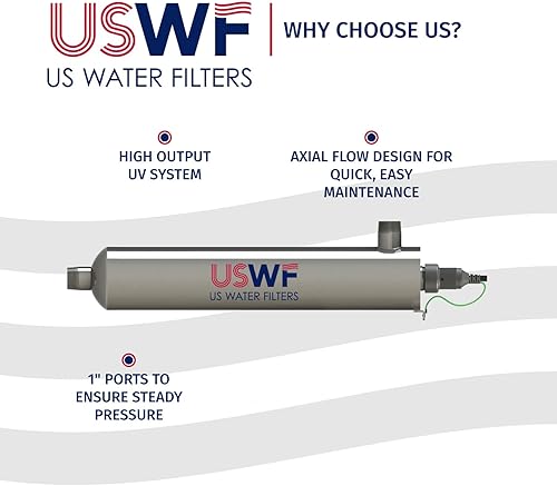 Miniatura 3 de Lámpara UV de repuesto RL420 para sistema de tratamiento USWF 4CR1, fabricada en los Estados Unidos