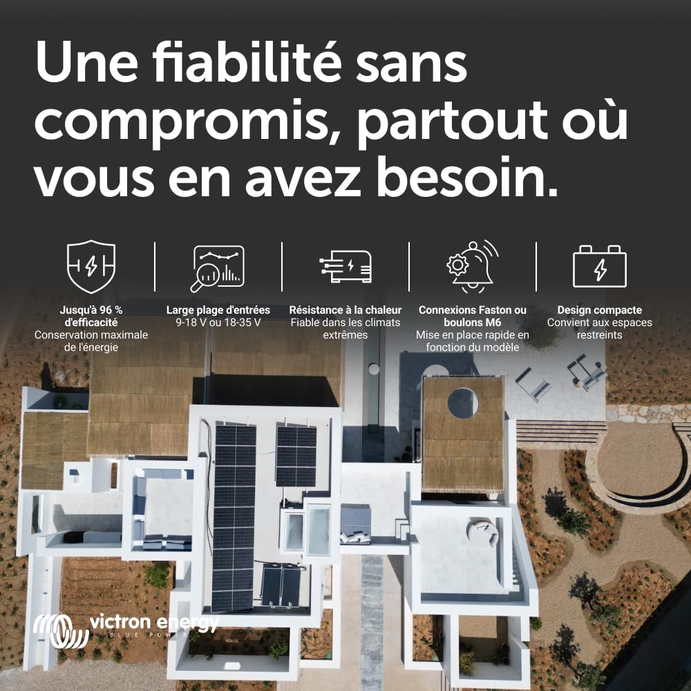 Victron Energy Orion Convertisseur IP20 12/24-Volt 8 amp DC-DC Non-isolé, Haute puissance | Non isolé, haute puissance
