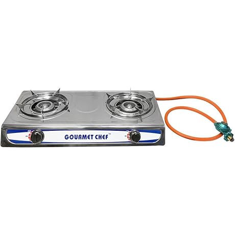 Portable Double Burner Propane Stove