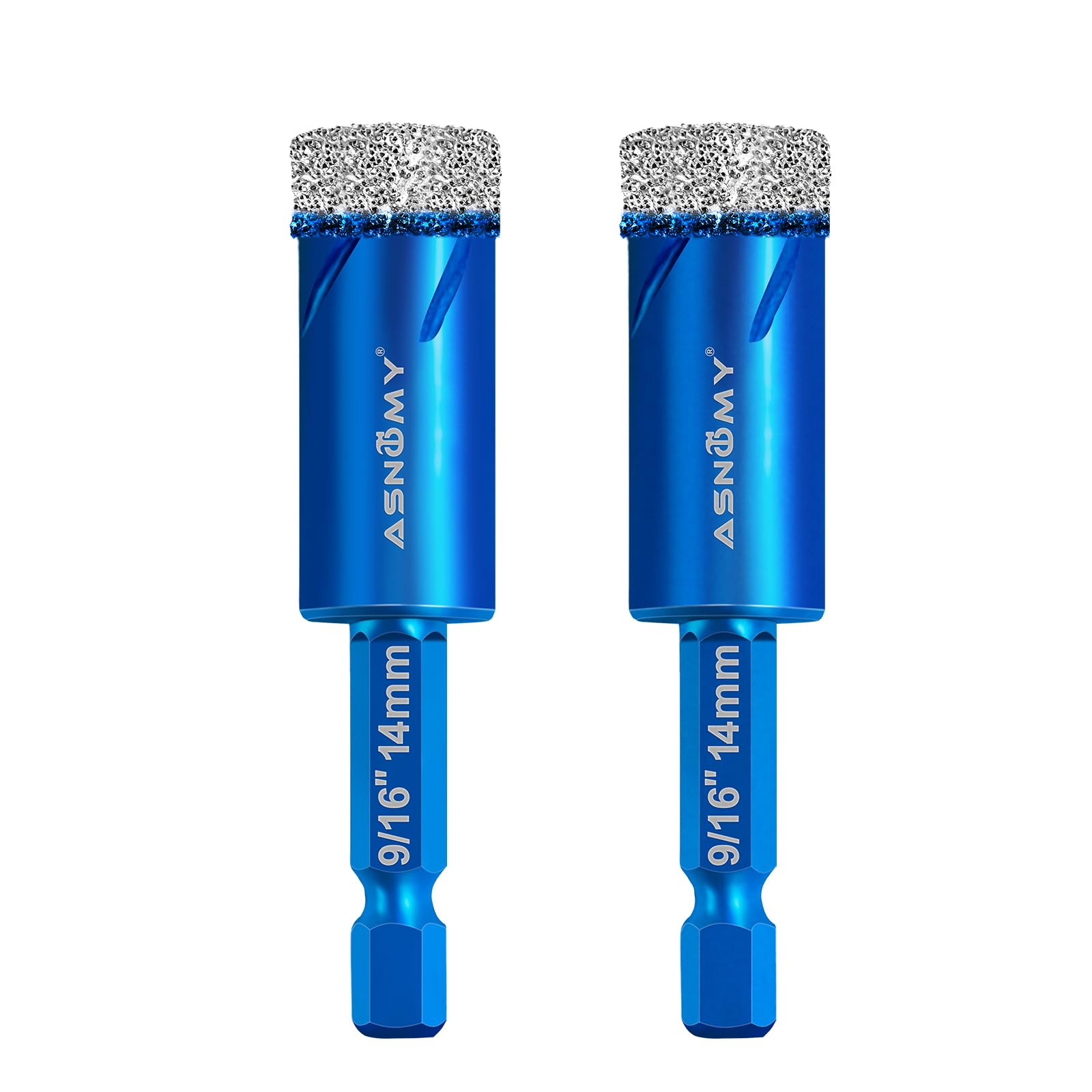 ASNOMY 14mm Broca de diamante Porcelanico para azulejos cerámica vidrio piedras
