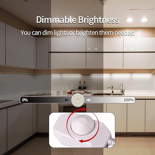 Miniatura 4 de COB - Tira LED regulable de 16.4 pies, luz blanca cálida regulable de 3000 K, blanco cálido brillante, CC 24 V, 1600 LED, CRI90, luces LED flexibles