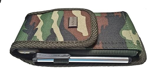 Miniatura 2 de AISCELL Funda resistente de nailon camuflaje para Galaxy A15, S24 Ultra, S24+, S23 FE, A54, S23 Ultra, S23+, A14, S22 Ultra, XCover6 Pro, A53, A03s,