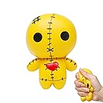 Anboor 4.7 Inches Voodoo Dolls Squishies Ghost Doll Halloween Kawaii Soft Slow Rising Scented Squishies Stress Relief Kids Toys Children\'s Day