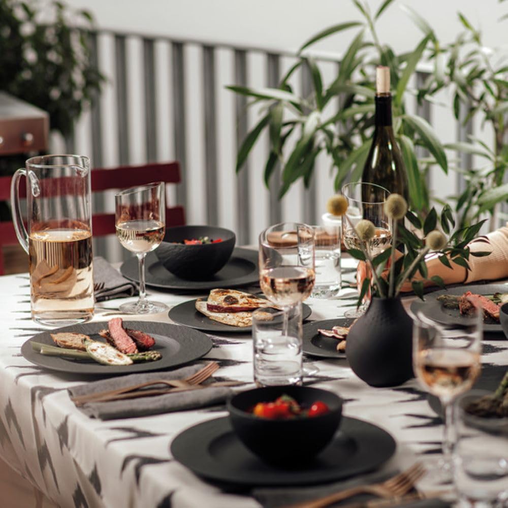 Villeroy & Boch ディナープレート　4枚セット　直径27cm Amazon.com | Villeroy & Boch Manufacture Rock Collection Dinner