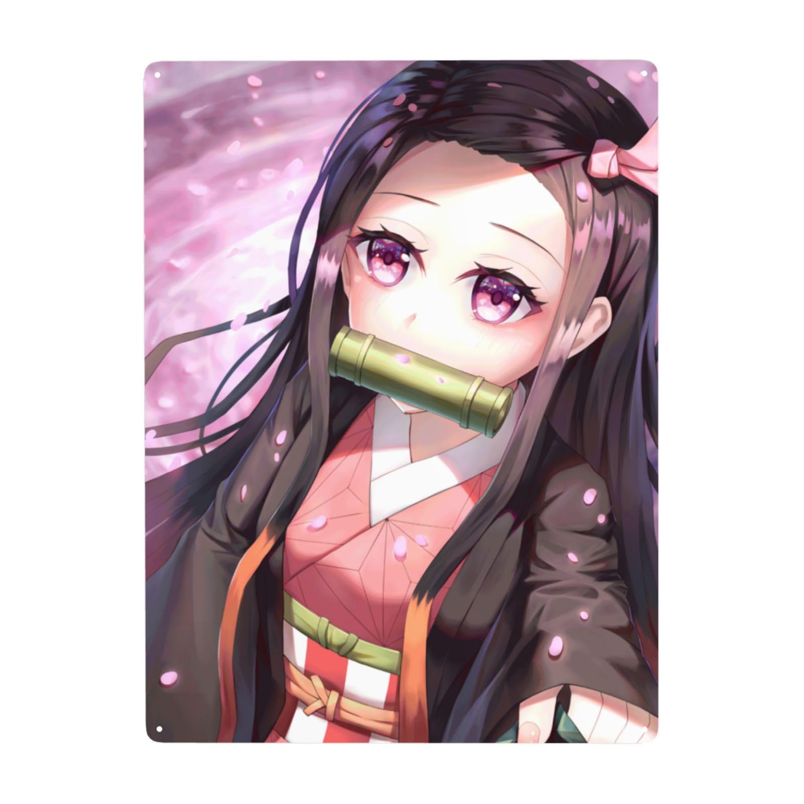 Amazon.co.jp: メタルプレート ブリキの絵 鬼滅の刃 竈門禰豆子 ブリキ 