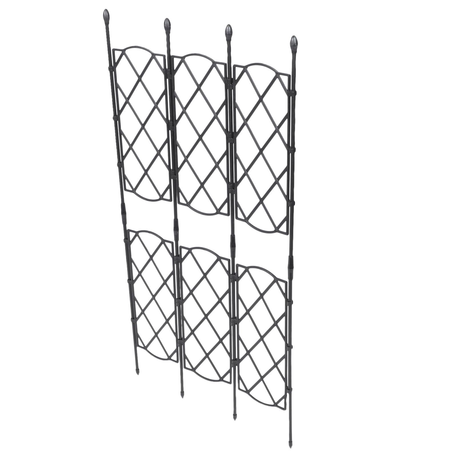 Support pour plantes grimpantes extérieur BESTOYARD cadre acier noir