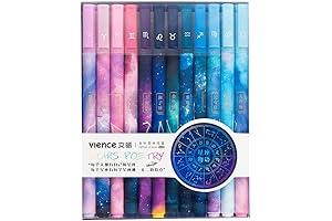 12Pcs Constellation Gel Ink Pens, The Universe in Your Hands