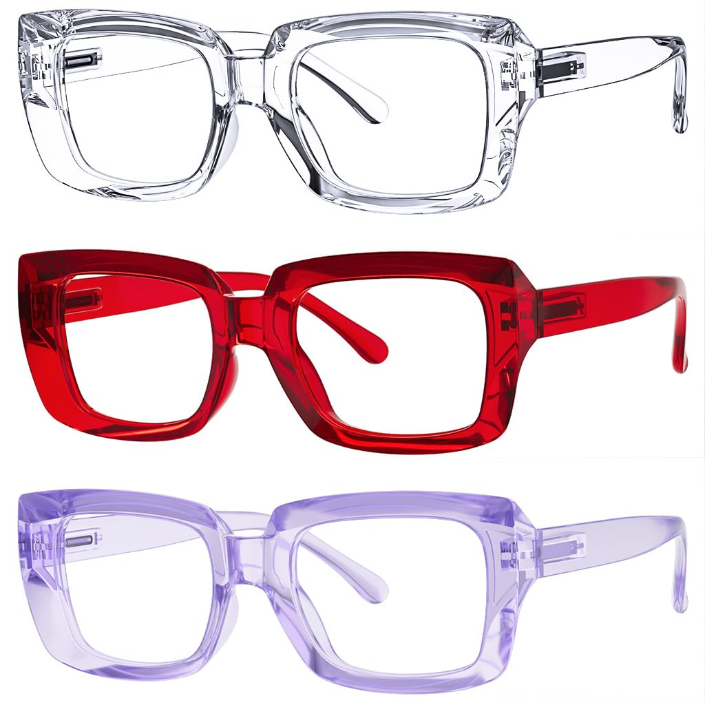 Eyekepper Reading Glasses for Women, 5.00 Readers, 3 Pack Stylish Cheaters