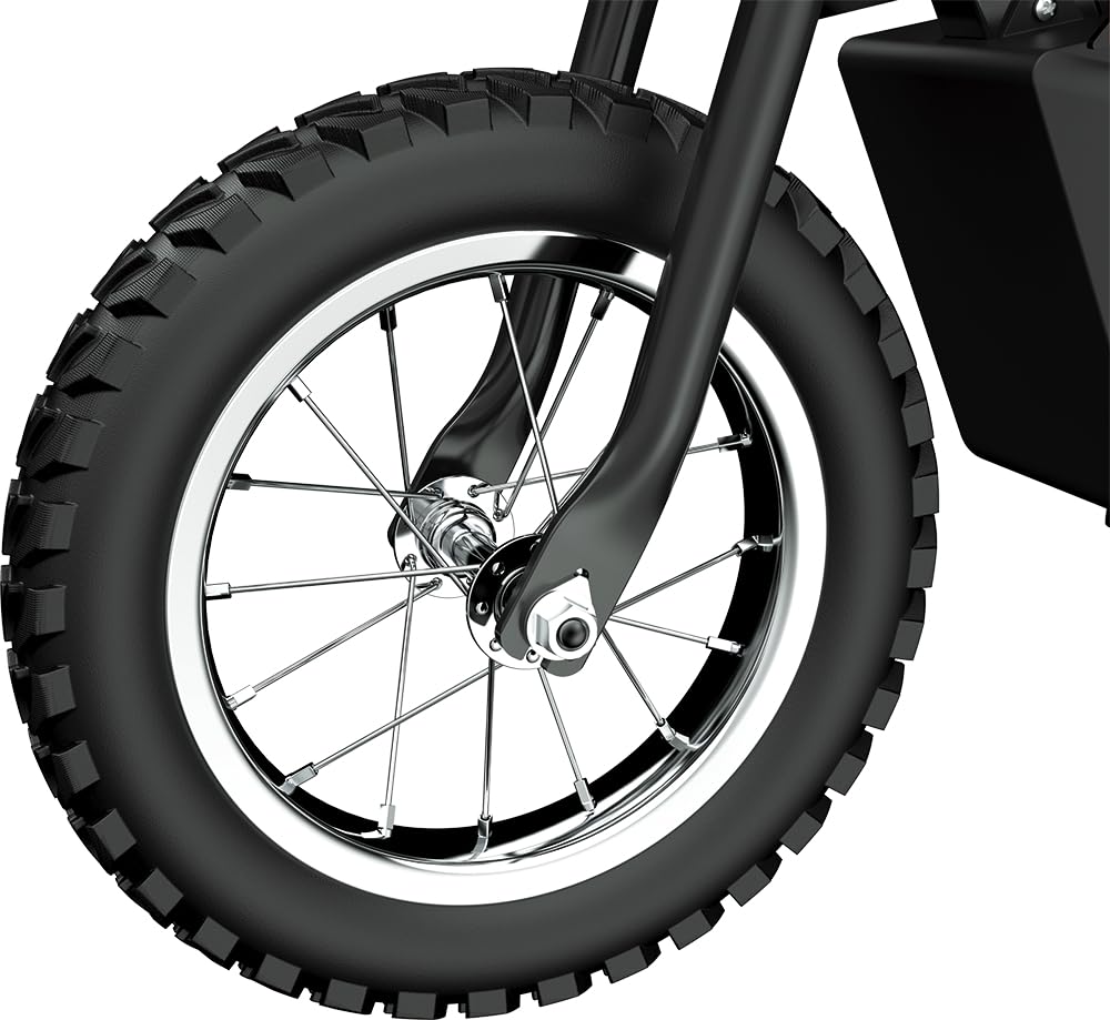 Razor MX125 W/Decals Bicicleta eléctrica de Litio para niños con velocidades de hasta 8 mph, Motor de Cubo de 100W para Mayores de 7 años