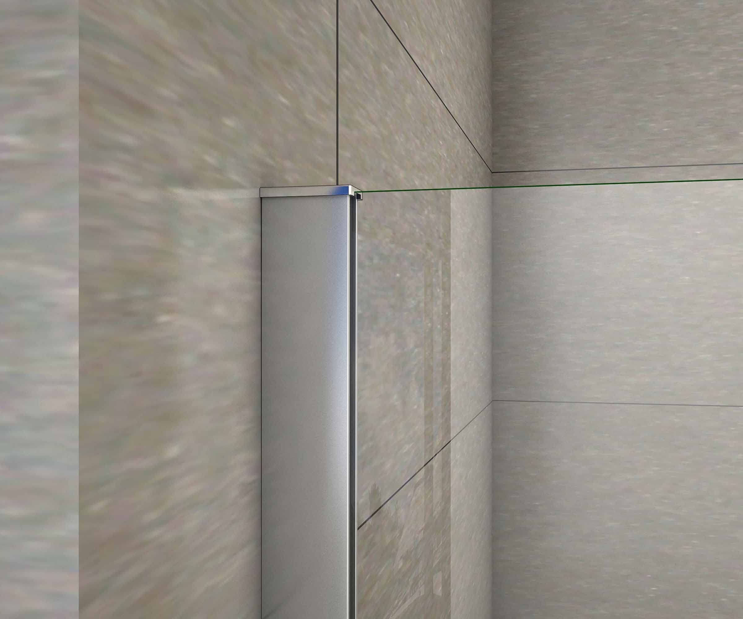 AICA pare baignoire fixé 70x130cm écran de baignoire en 5mm verre anticalcaire