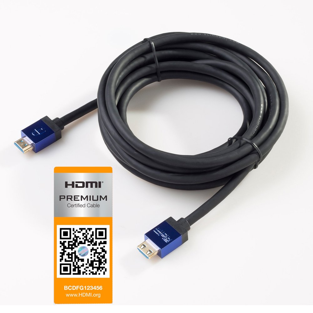 0.5m (50cm) Male Mini (Type C) to Male (Type A) Cable, The World's Slimmest HDMI Lead? (Gold Plated, 1080p, 3D, High Speed, ARC) — view 16