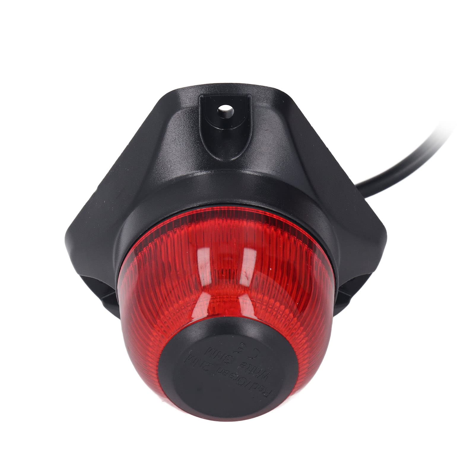 Luce di navigazione per barca Luce di poppa pieghevole a LED antiriflesso DC10‑30V 3W Segnale di navigazione marina (Rojo 2NM 87LM)