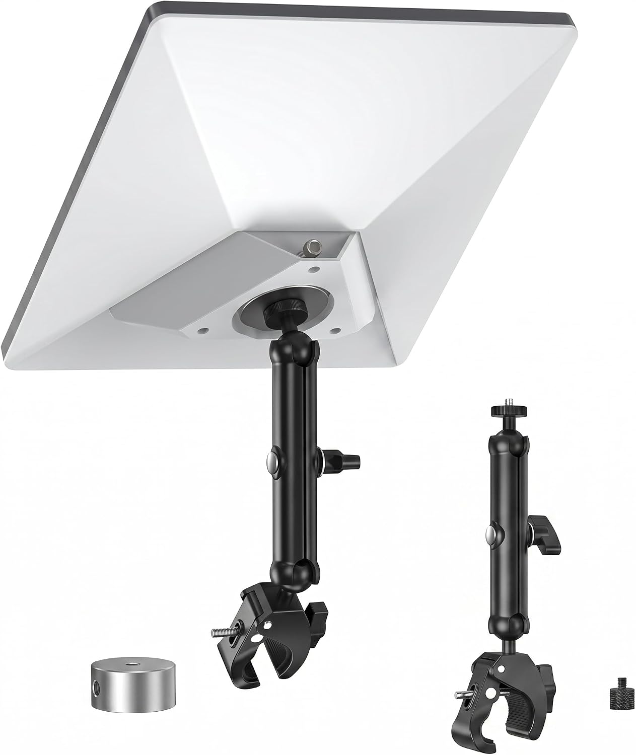 Starlink Mini Mount for RV – 2025 Precision Fit, Heavy-Duty Clamp for Roof Racks & Ladders, No Grinding Required, Portable Satellite Dish Bracket for Camping