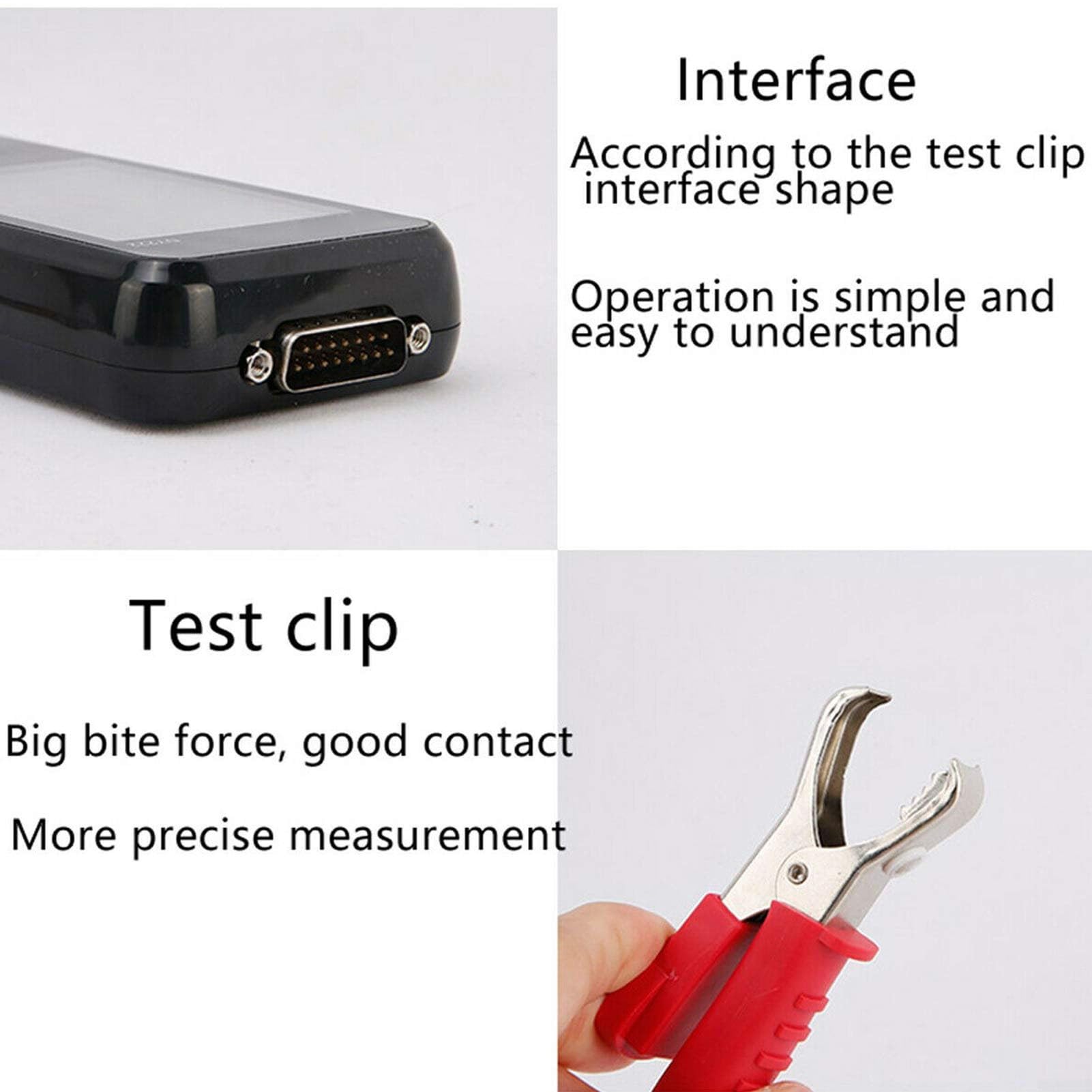 DY222 Tester per batteria del veicolo da 12 V/24 V, tester di resistenza interna con display LCD da 3,2 pollici, dispositivo diagnostico auto per avviamento, sistema di ricarica e test di capacità