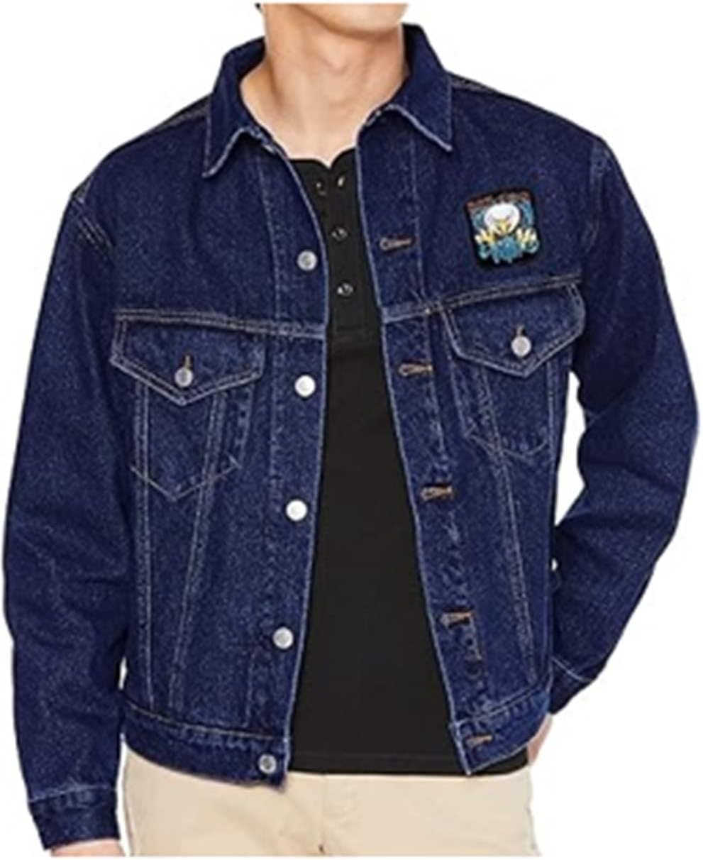 エフスタイル デニムトラッカージャケット ライダー刺繍ワッペン付デニムジャケット インディゴ