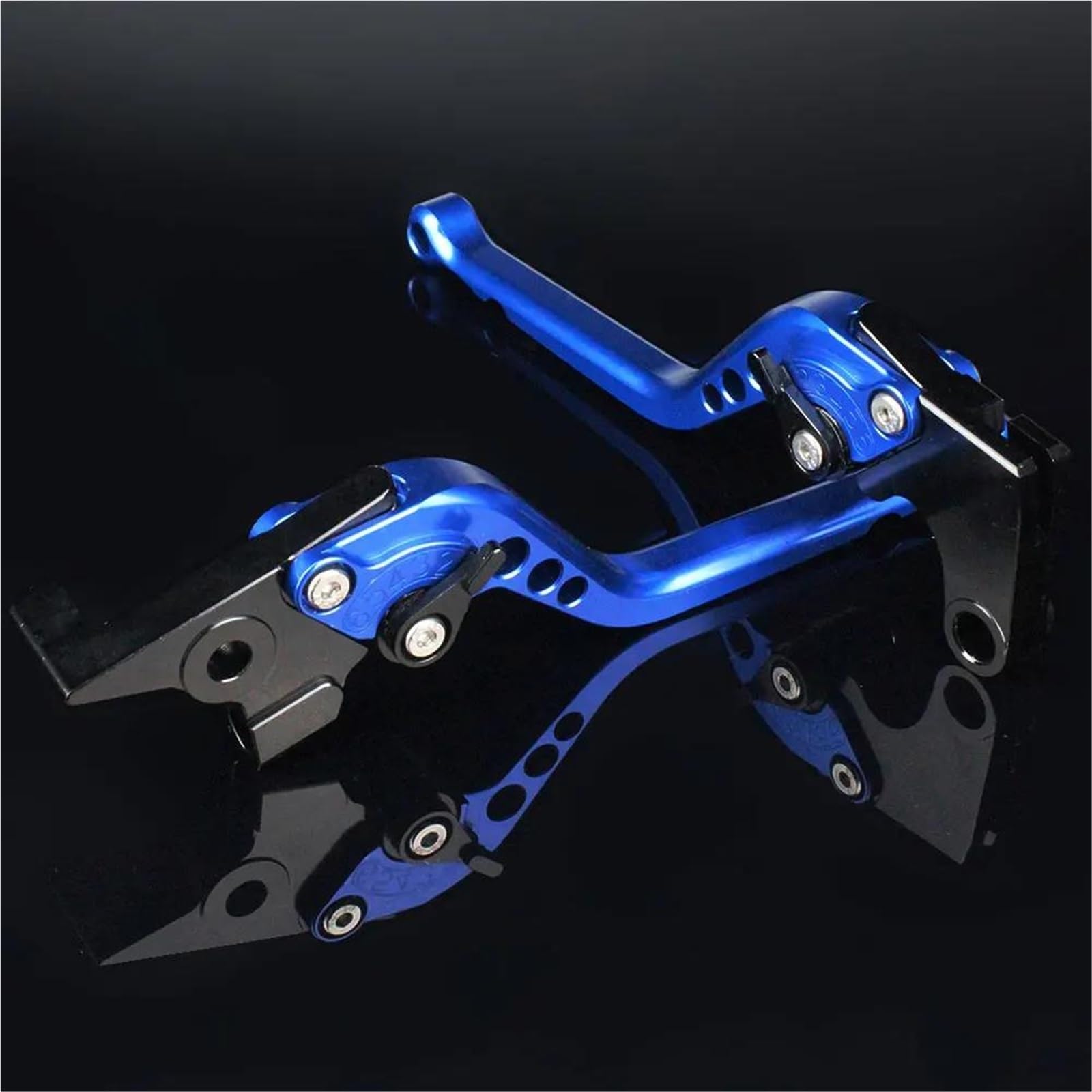Palancas Embrague Manetas De Freno Y Embrague Ajustables Para Motocicleta Para Yamaha XT600 XT 600 XT660X XT660R XT660S X R S 1984-2016 Moto Palanca Freno(Azul,Largo)