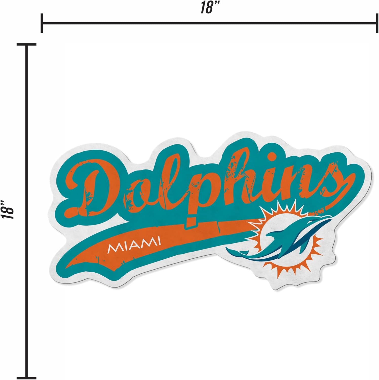 Rico Industries NFL Football Distressed Shape Cut Pennant - Home and Living Room Décor - Soft Felt EZ to Hang - Image 5