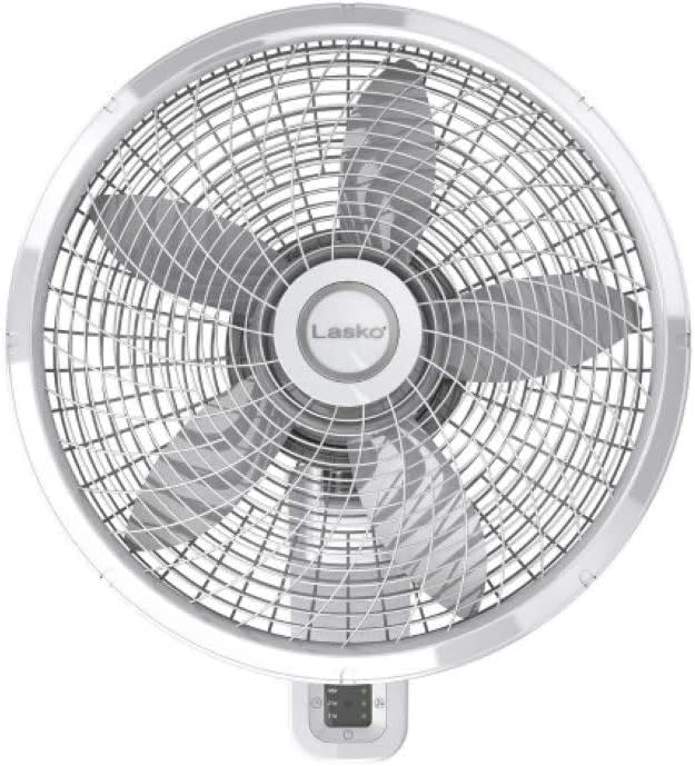 Lasko Lasko-18 Oscillating Wall-Mount W/Remote, 3-Speed (M18950) Household Fans, Standard