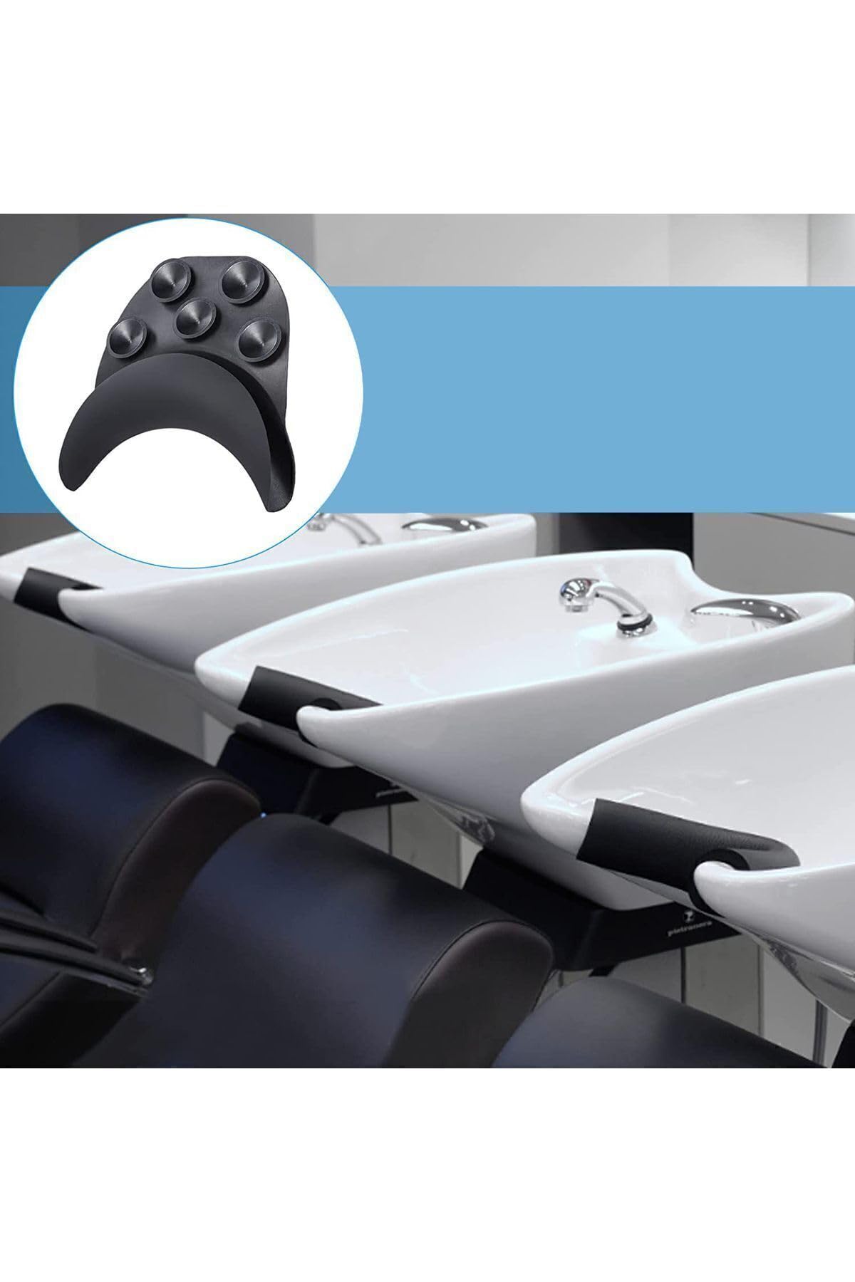 Transformacion Kuaför Boyun Desteği Yastığı Profesyonel Salon Boyun Yastığı Silikon Jel 717477