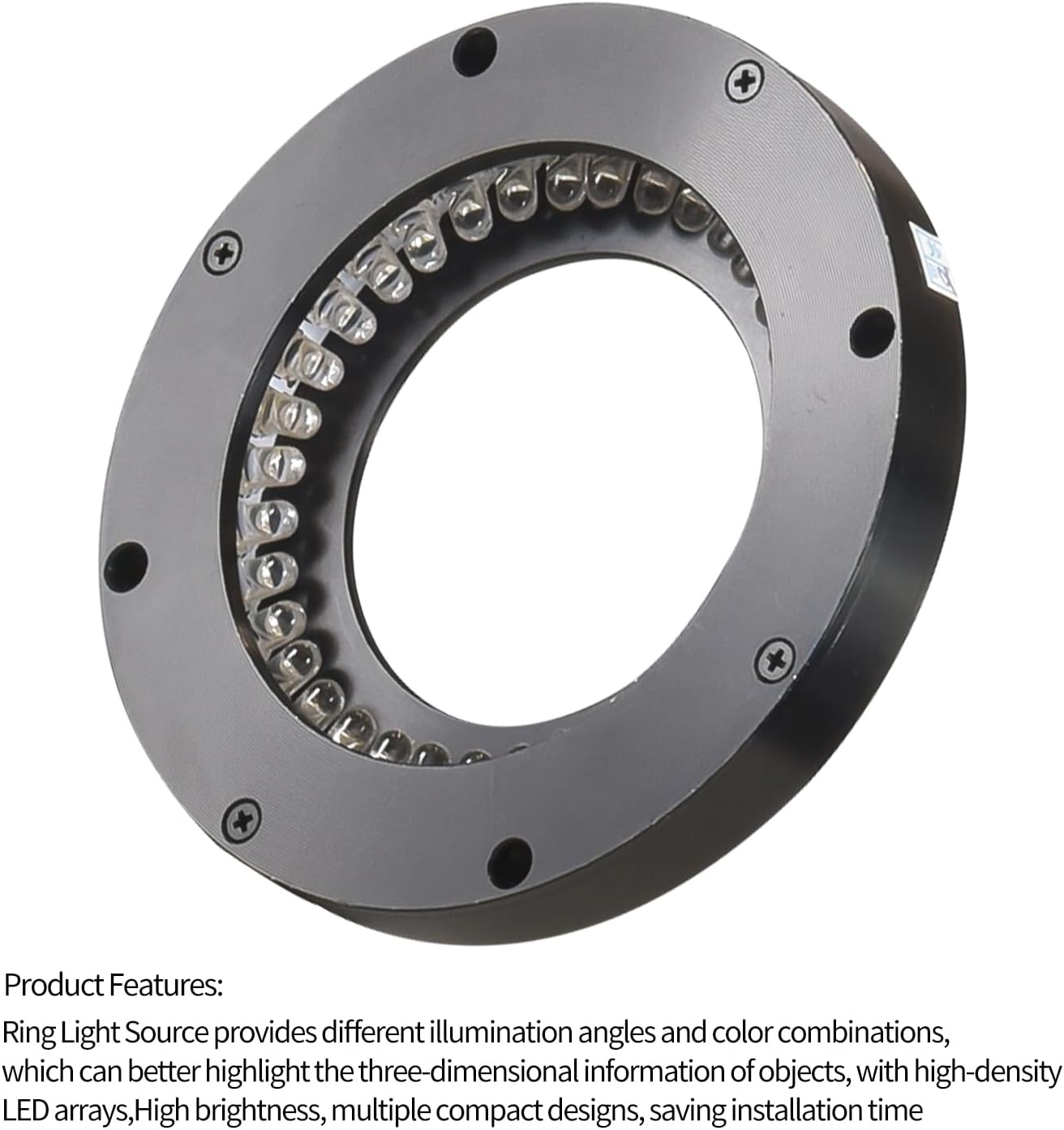 0-Degree Circular Light Source, Machine Vision Light Source, PCB Substrate, Intelligent Detection, 3PIN2-pin Interface, Appearance defect Detection, Machine Vision LED (White, DBS-R9400)
