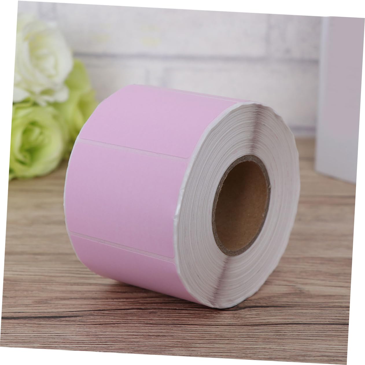 Etichette Rosa in Carta Termica per Etichettatrice Autoadesive Resistenti All'acqua, 2 Pezzi da 60x40mm Chiare e Precise per Spedizioni