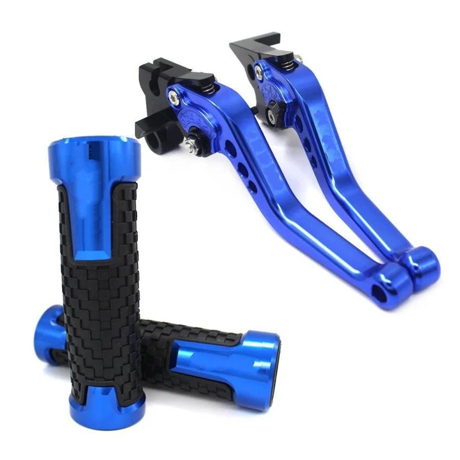 Yaxfbrhgc Blue-A For Yamaha Fz6 For Fazer 2004-2010 Motorcycle Brake Clutch Levers Handlebar Handbrake